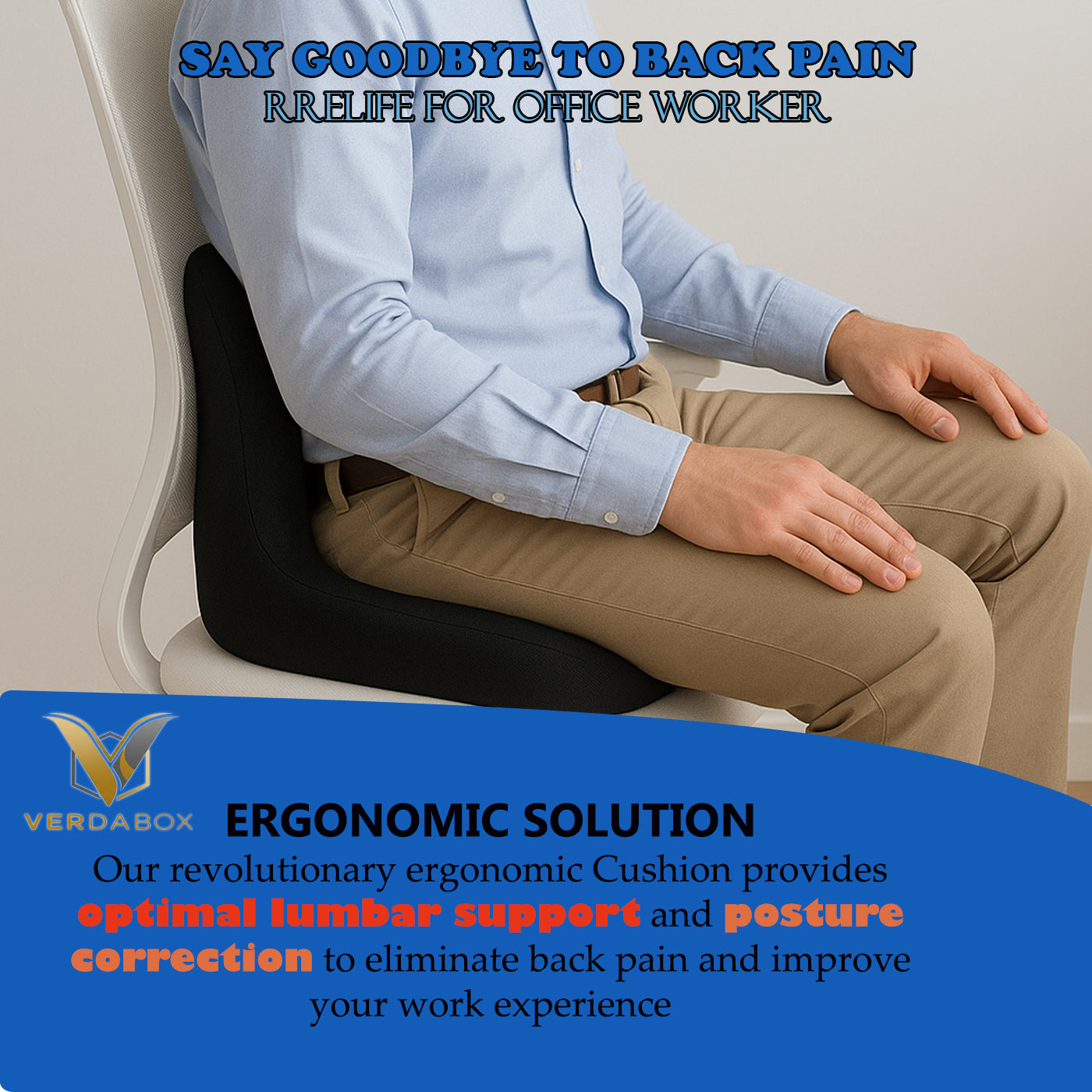 VERDA Seat Cushion and Lumbar Support