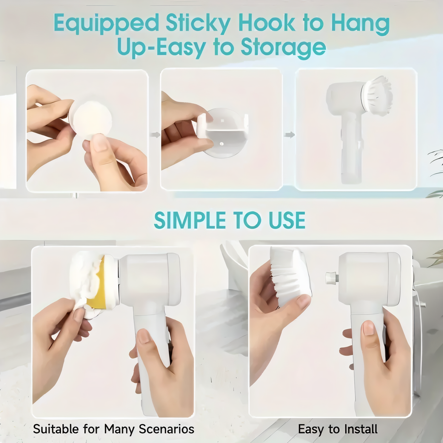 5-in-one Electric Cleaning Brush