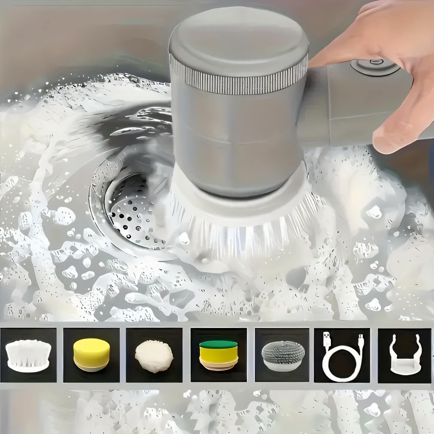 5-in-one Electric Cleaning Brush