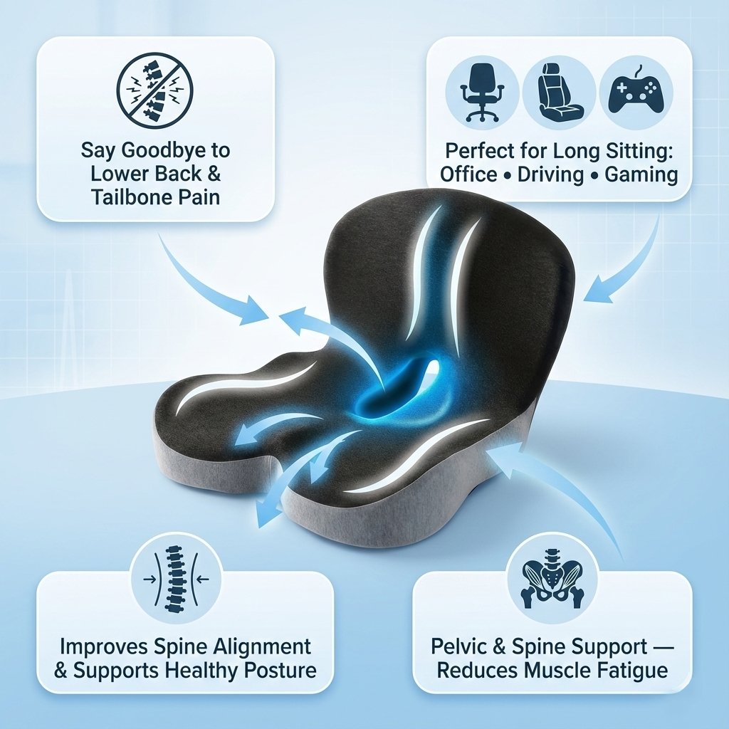 VERDA Seat Cushion and Lumbar Support