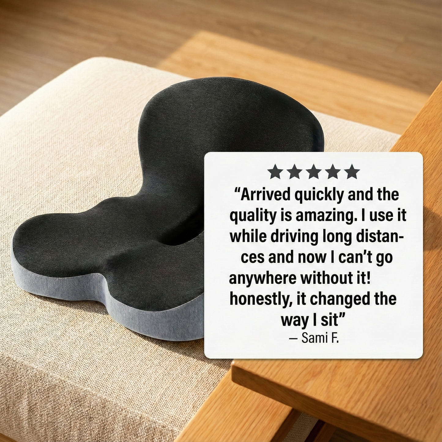 VERDA Seat Cushion and Lumbar Support